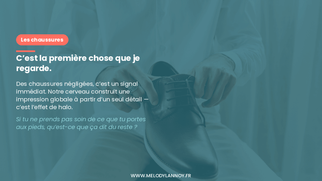 Homme qui lacé ses chaussures marron soignées — effet de halo et image masculine